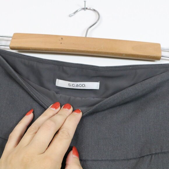 *S.C&CO Grey Straight Leg Dress Pant - Picture 9 of 9